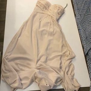 Bill Levkoff Blush evening gown